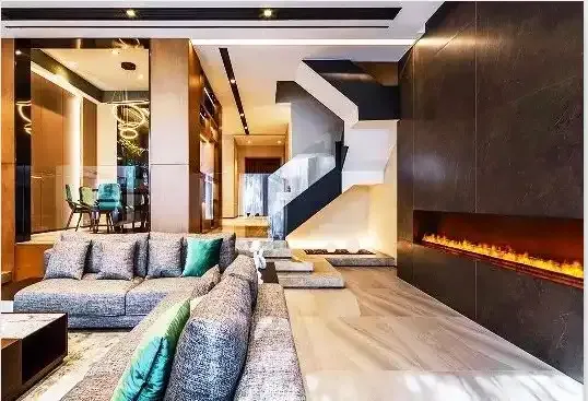 3d Atomized Humidifier Embedded Electric Fireplace