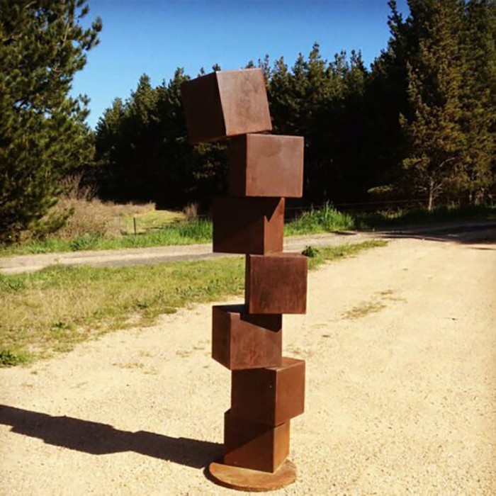 Decoration Corten Metal Trellis And Arts