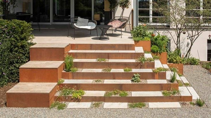Customized Size Metal Grass Border