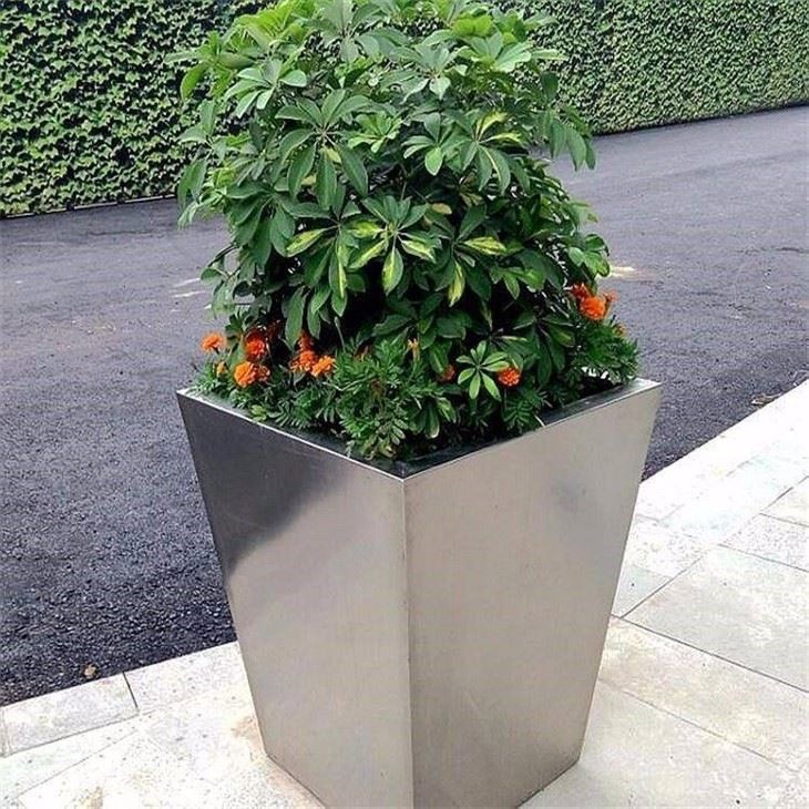 Outdoor Decorative Stainless Steel Planter