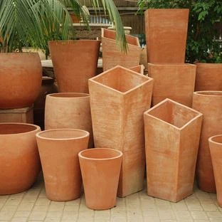 Outside Garden Metal Planters