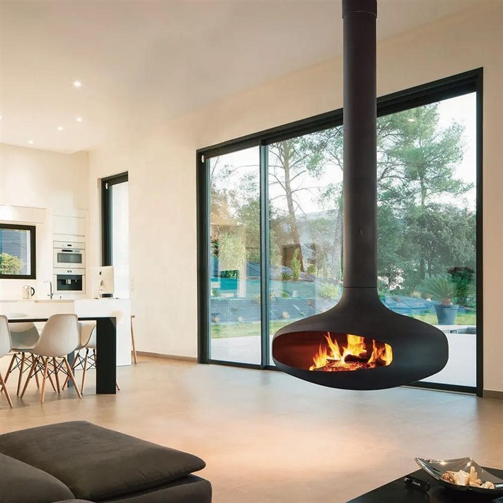 Wood Burning Hanging Fireplaces