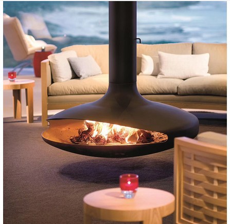 Wood Burning Hanging Fireplaces