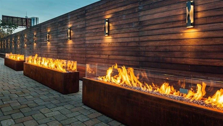Gas Fire Pit Coffee Table